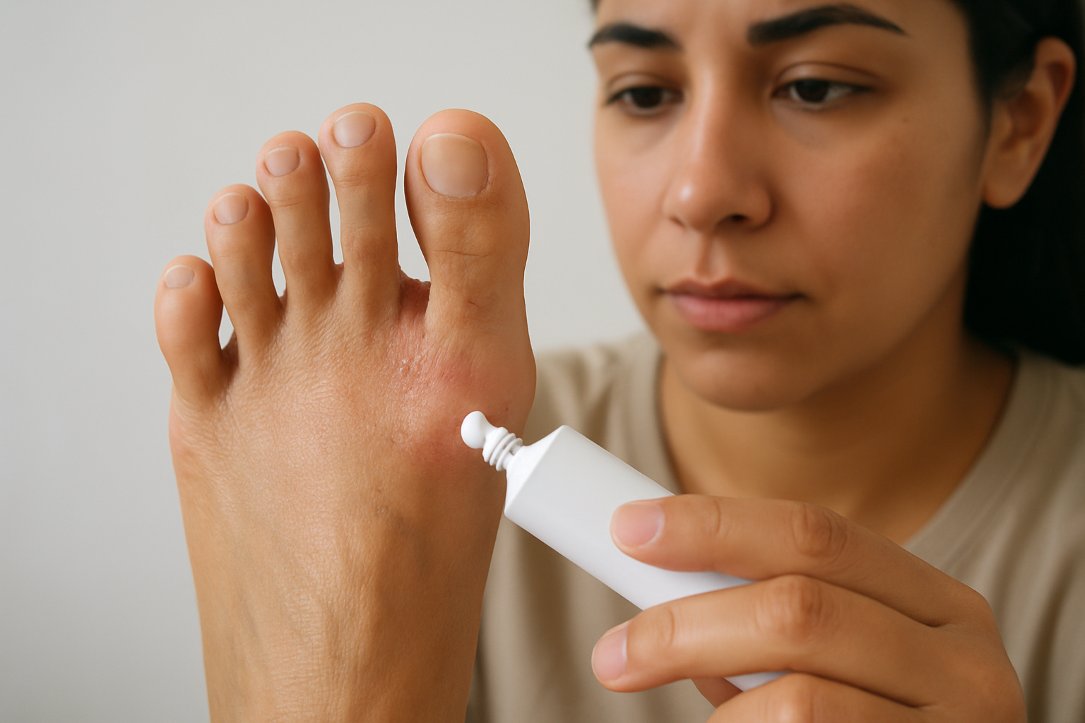 Athletes Foot Treatment: medically relevant educational image