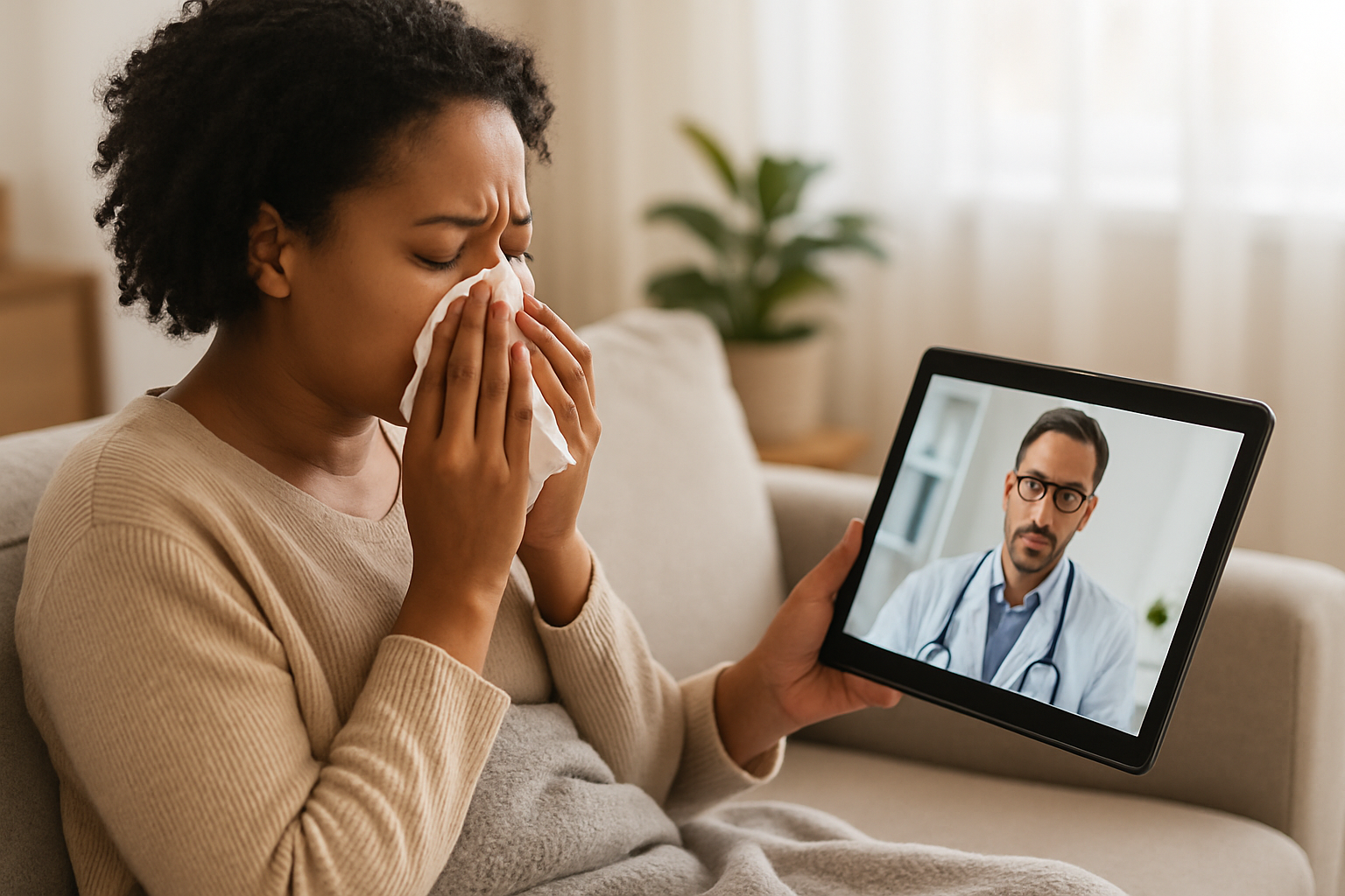 Common Cold: medically relevant educational image